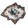 HangYuanXiang British Carriage Mulberry Silk Square Scarf