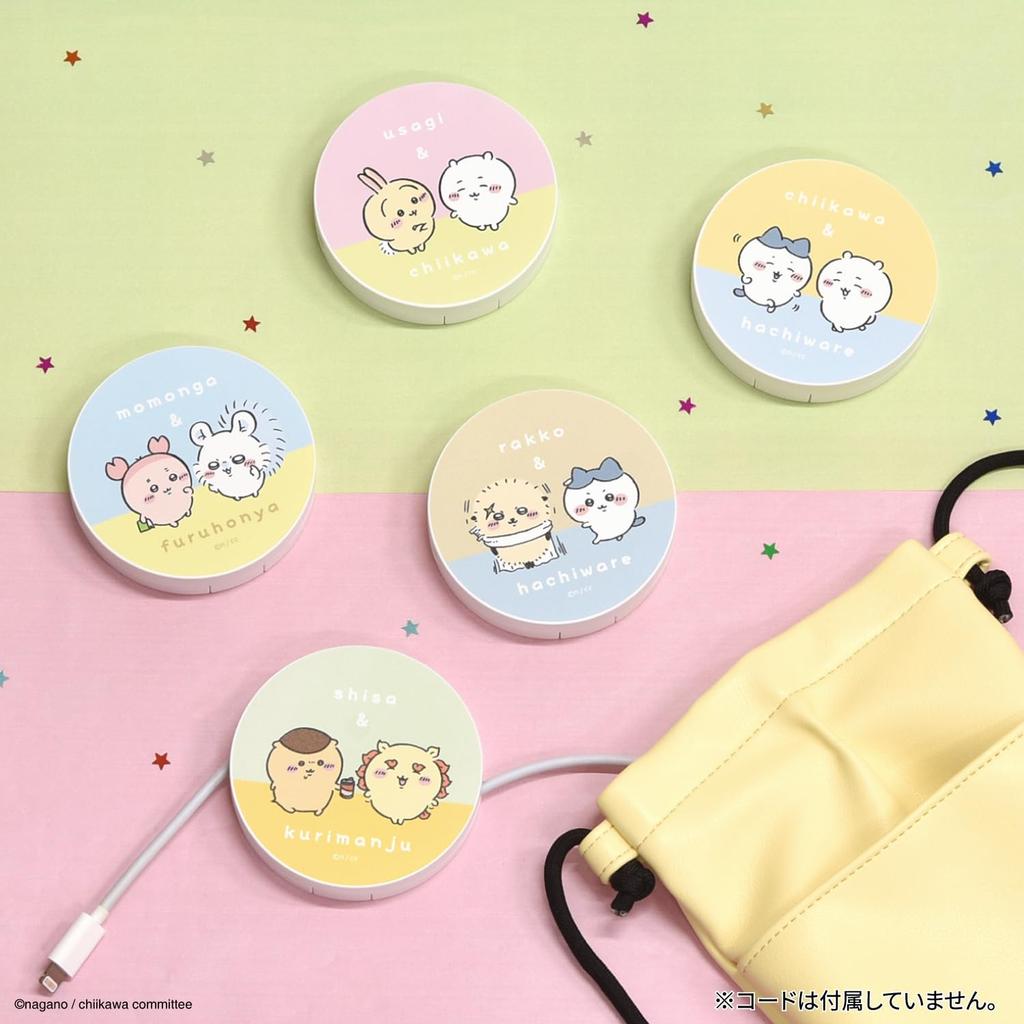 Gourmandise Chiikawa Катушка для шнура Чехол Морская выдра Хачиварэ и Дизайн, CK-22C