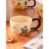 Cute and Cute Cartoon Bear Cup Ceramic Mug Household Coffee Water Cup Breakfast Cup Couple Drinking Water Cup