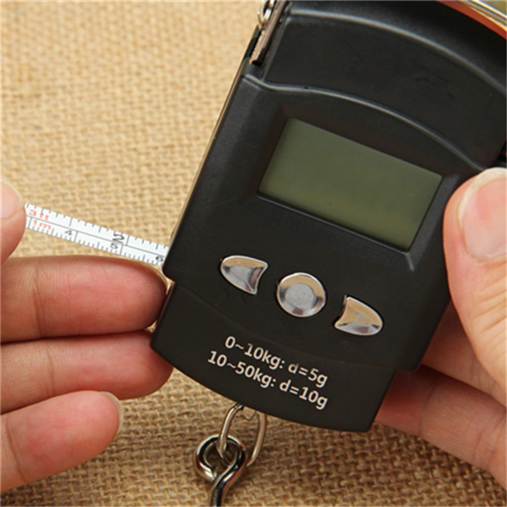 Scale With Tape Measure Electronic Weighing Scale LCD Digital Scale Luggage Scale Hanging Scale