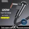 Быстрый зарядный Type-C кабель 120 Вт, 10 А для Huawei, Vivo, Redmi