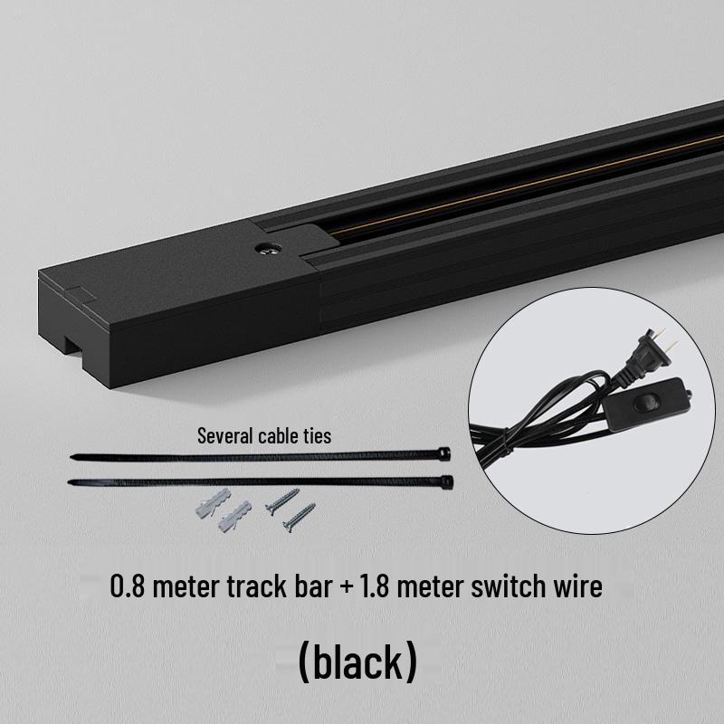 Медный рельсовый светодиодный прожектор для растений: Универсальный алюминиевый трековый светильник, 0,5 м рельс