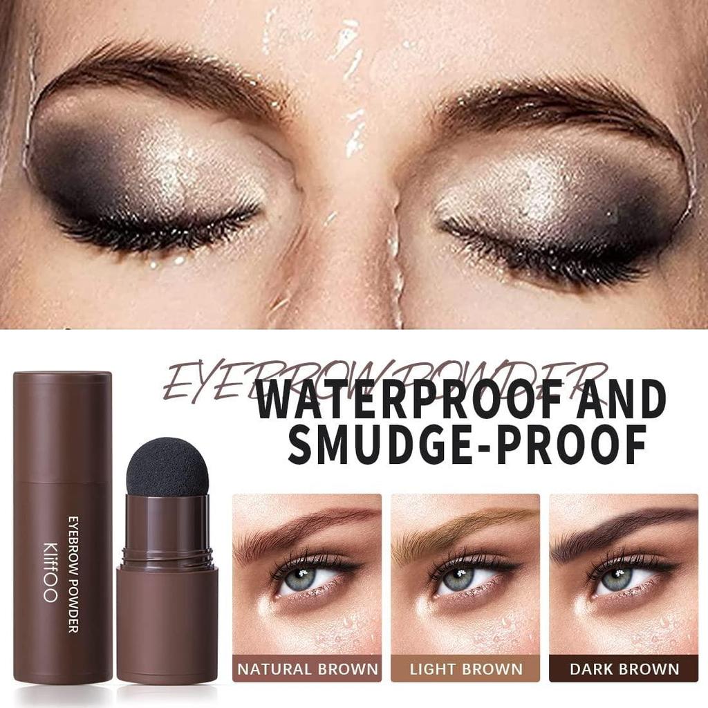 Набор для штамповки бровей - макияж для бровей с пудрой для бровей с 10 многоразовыми трафаретами для бровей hicker and Fuller Brows Кисти для бровей,