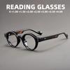 Classic Retro Round Reading Glasses Spectacles Frames Women Men Trendy Fashionable Stylish Presbyopic Eyeglasses Male 0 To +4.0