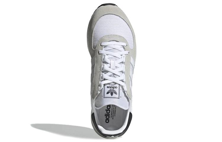 adidas Оригиналы MARATHON TECH Нескользящие Легкие Нескользящие Легкие Низкие Повседневная Обувь Унисекс Серый Белый EE4925
