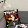W-Wind Breakerr Вебтун Наволочка для Подушки Ультрамягкая Кожевенная Ткань Облачный Комфорт и Скрытая Молния