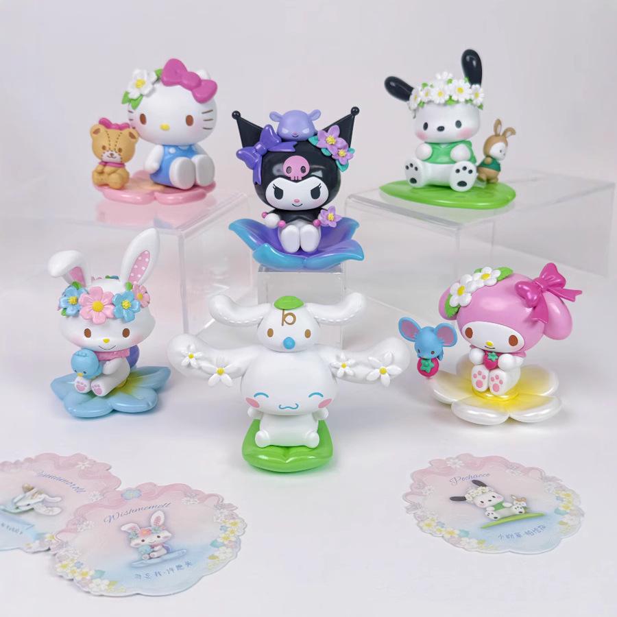 Серия «Романтическая свадьба семьи Sanrio» Милая кукла-фигурка Украшение