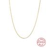 Stylish And Simple S925 Sterling Silver Classic Base Adjustable Necklace Base Chain Free Diy