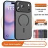 Магнитный матовый чехол-пленка для iPhone 16 Pro Max - Противоударный, с дизайном из мелких отверстий