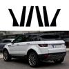 6 шт. автомобильные стойки для Range Rover Evoque L538 5-Door 2013 2014-2018 глянцевые черные наклейки на обшивку двери, окна