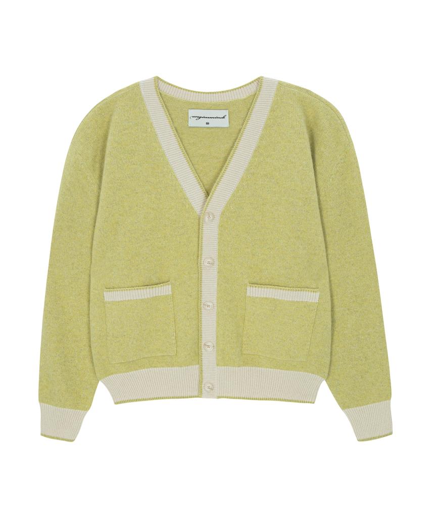 Ungimmick Alpaca Wool Cardigan (Lime)