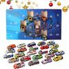 Christmas Calendar Advent 24 Days Countdown Toy Minis Race Cars Gifts Kids For