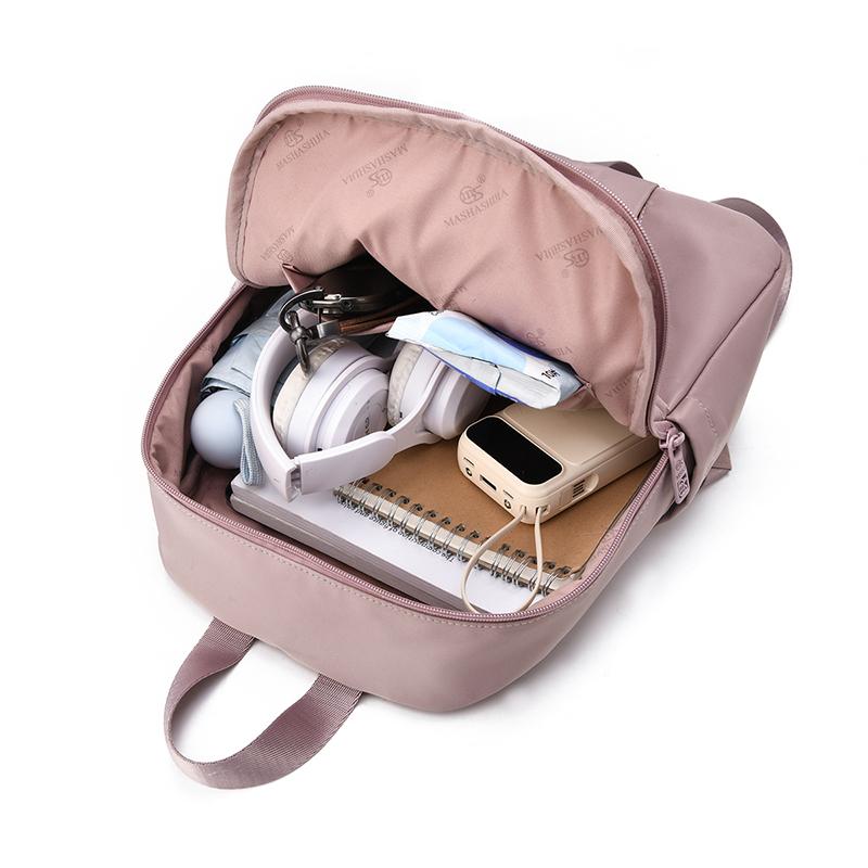 Модный Женский Водонепроницаемый Нейлоновый Рюкзак Daypack Женская Сумка Через Плечо Легкий Дорожный Рюкзак Множество Карманов Школьная Сумка