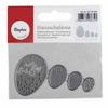 Cutting Stencils Kit: Easter Eggs, 1.5 - 4.5cm X 1.1 - 3.2cm, 4 Pcs