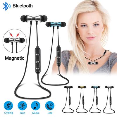 Беспроводные магнитные наушники Bluetooth Беспроводные спортивные наушники Стерео Бас Музыка Наушники