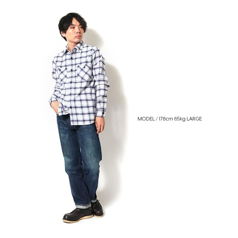 [Хьюстон] ФЛАНЕЛЕВАЯ РУБАШКА В КЛЕТКУ фланелевая рубашка в клетку 41143 (XL, ТЕМНО-СИНИЙ)