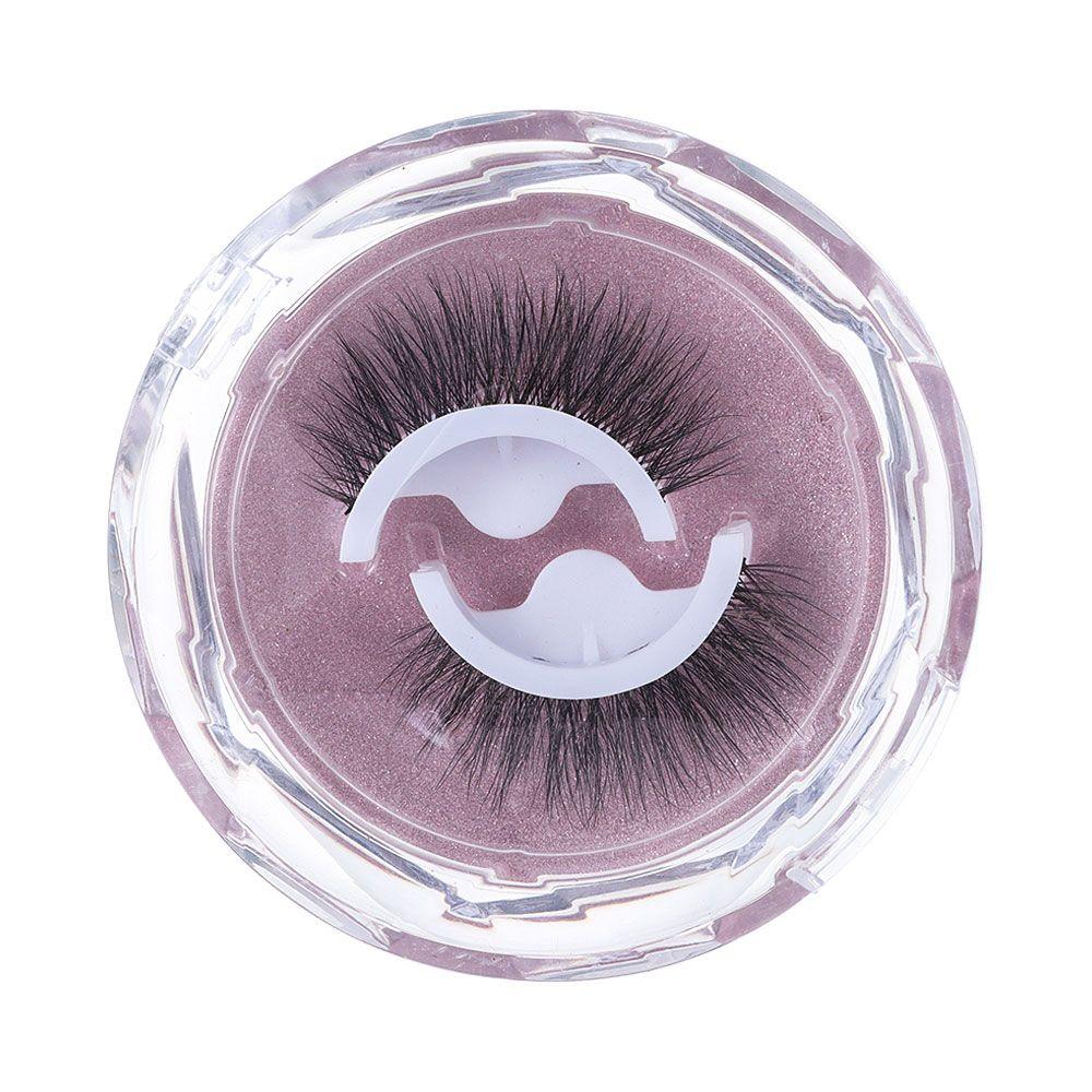Fake Eyelashes No Glue Needed Thick Natural Curly Reusable 3D Mink Self-adhesive False Eyelashes