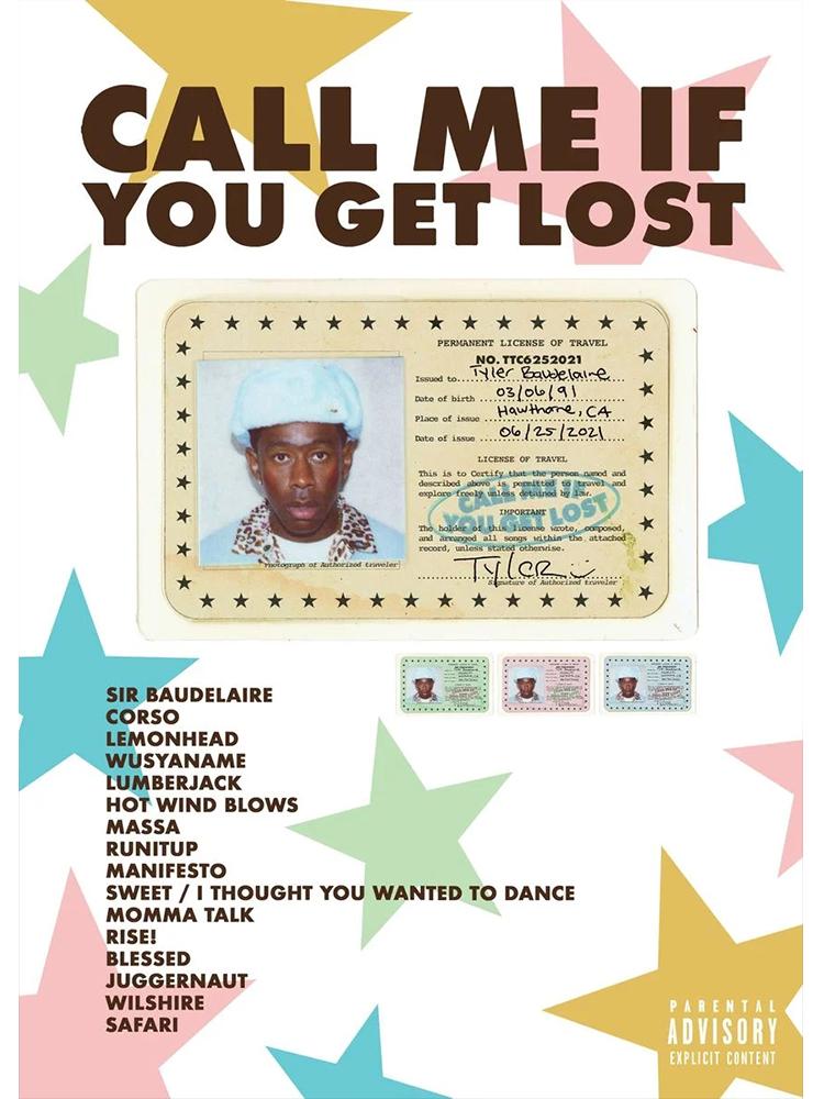 Рэпер Звезда Тайлер Создатель Цветочный мальчик Музыкальный постер Холст Картина Эстетическое настенное искусство для бара Кафе Комната Украшение дома