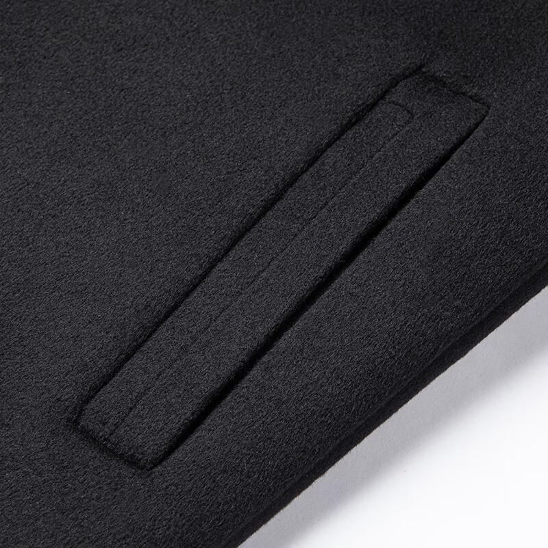 FAPAI Men's Merino Wool Down-Lined Overcoat