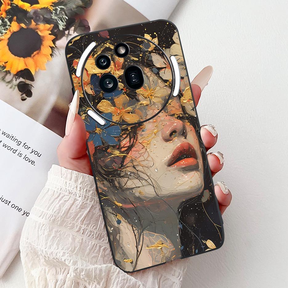 Чехол для Nothing Phone 3A Pro A059P Милый Кот Лев Расписной Чехол Ударопрочный Чехол для Телефона Для Nothing Phone 3A Phone3A Pro Мягкие Чехлы