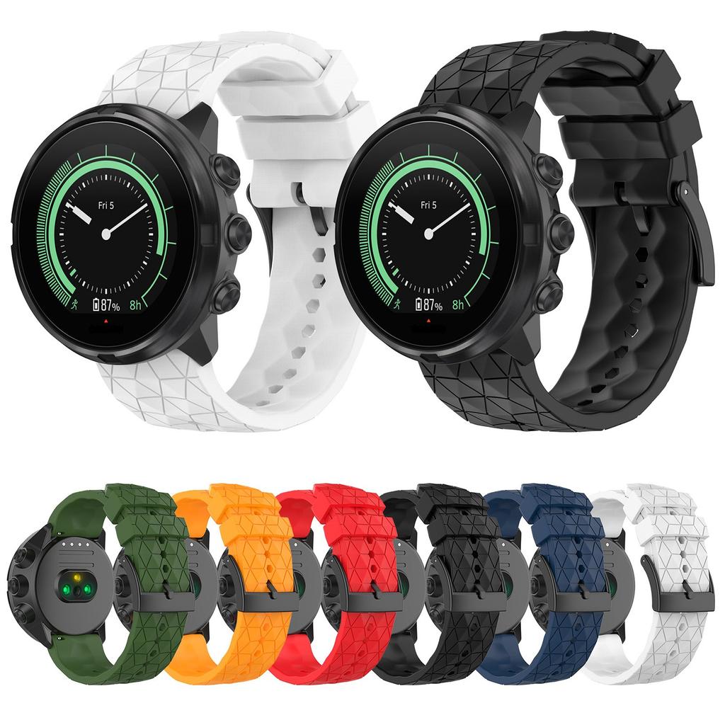 Silicone Strap Replacement WatchBand For Suunto 7 D5 Wrist Bracelet For Suunto 9 Sport Wrist Baro Smart Watch Band