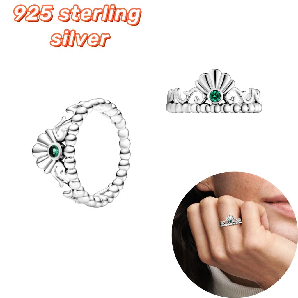 Серебряное кольцо SS925 с искрящимся небесным солнцем, кольца с двойным сердцем для женщин, брендовые ювелирные изделия, подарки