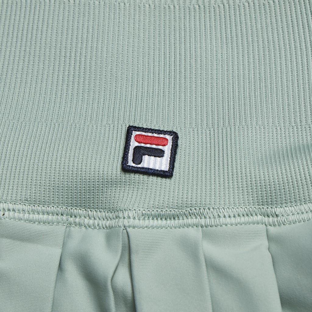 Fila Теннисная юбка Сьюзан Модная Простая Классическая Спортивная Тренировочная Универсальная Удобная Теннисная юбка Женские юбки Вода-Трава-Серый-Зеленый A11W623310FGN