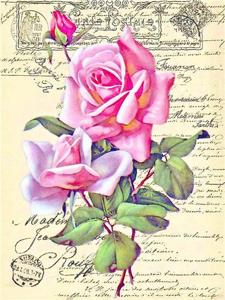 DIY Алмазная картина Цветочная мозаика Алмазная роза 5D Картина Горный хрусталь Вышивка крестом Черный Красный Настенное искусство