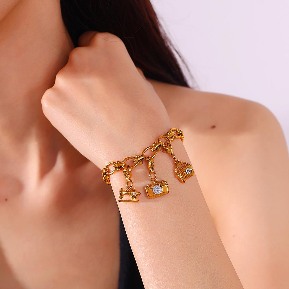 Cute Versatile Camera Envelope Multi-Element Lobster Buckle Pendant Does Not Fade Diy Accessories