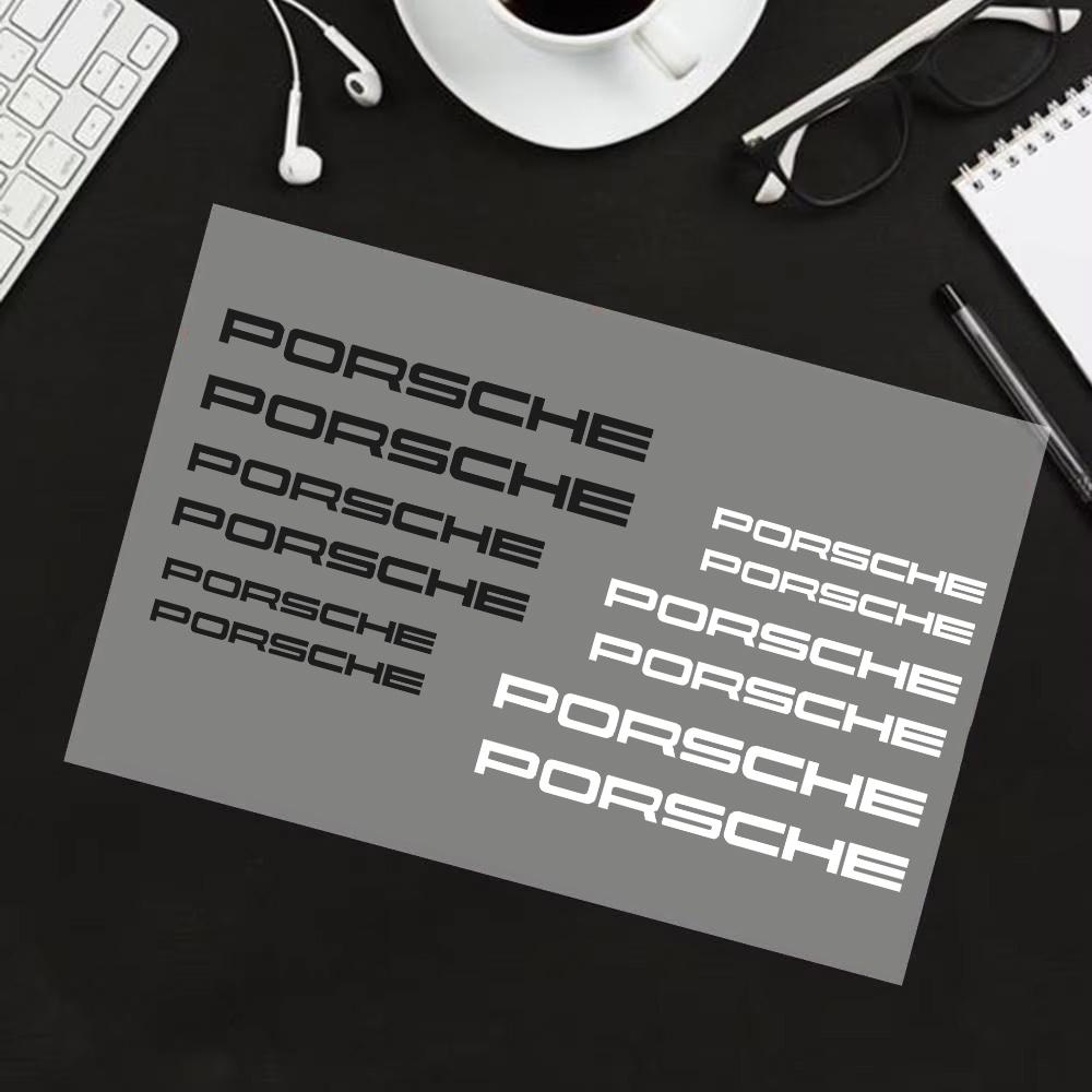 AFEBO1 Fashion Trendy Personalized Sticker Caliper Brake Modification Decorative Sticker For Porsche 911 Cayenne 918 Pajun 718 Macan