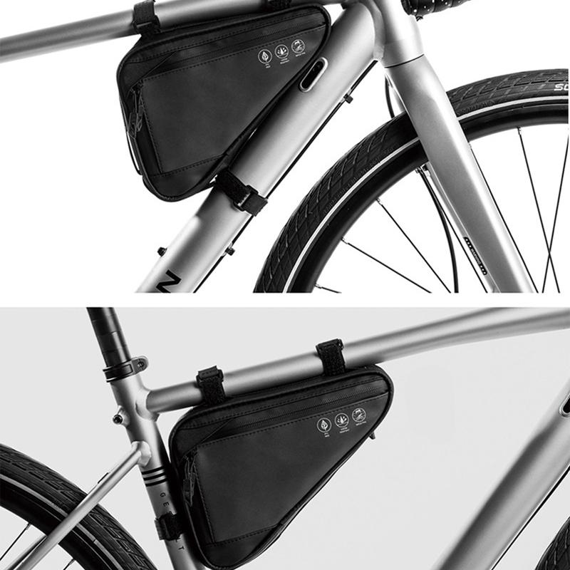 Велосипедная сумка для велосипеда Передняя труба рамы Руль Водонепроницаемые велосипедные сумки Треугольный чехол Держатель рамы Аксессуары для велосипеда