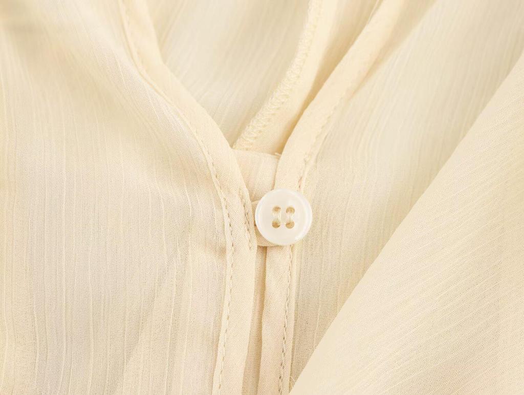 TAOP&ZA Женская летняя блузка с многослойными оборками