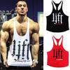 Bodybuilding Tank Top Gym Stringer Workout Racer-Back Vest Fitness Shirt