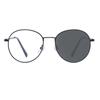 Round Style Alloy Frame One-piece Nose Pads Fashion Photochromic Reading Glasses +0.75 To +4