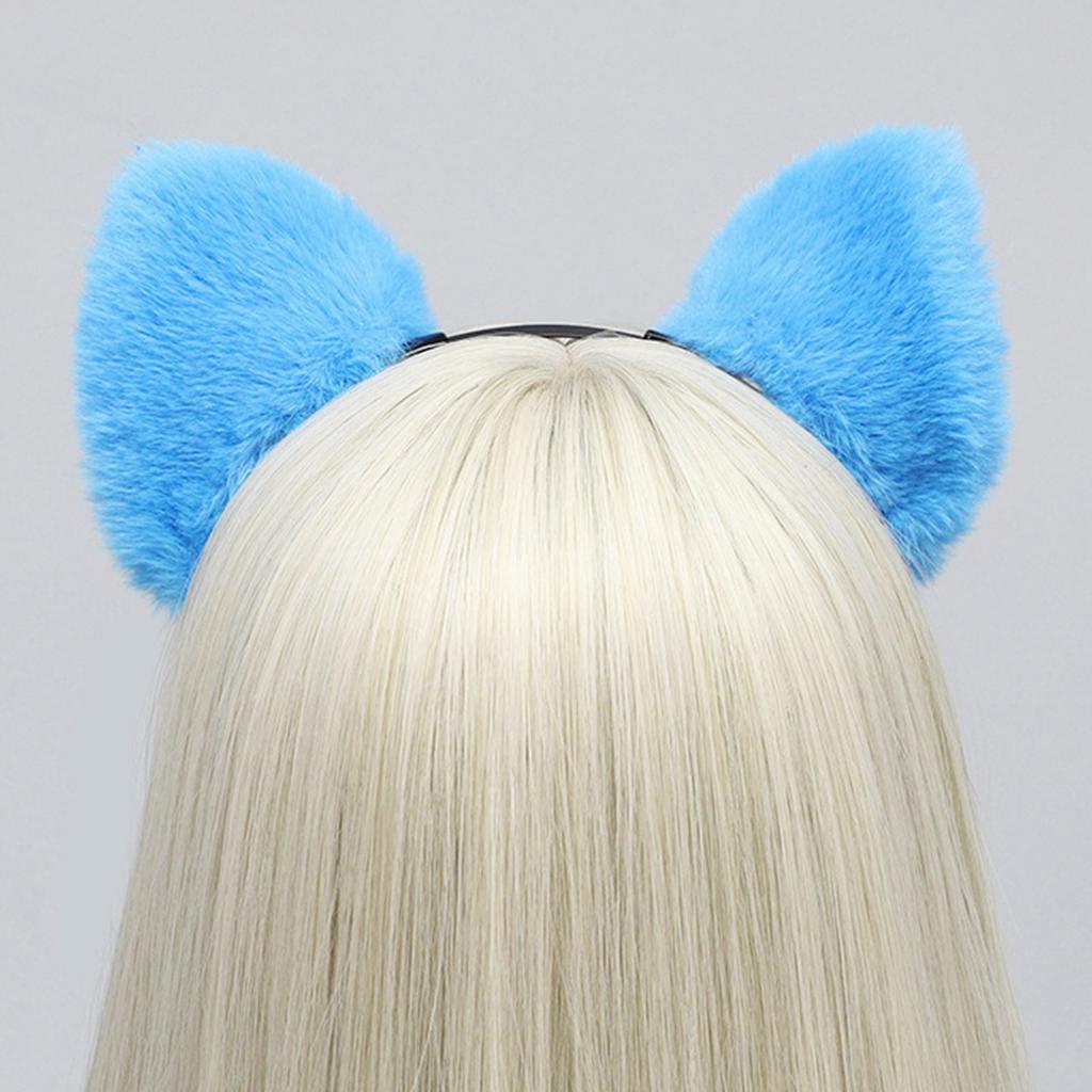 Мультяшный ободок на уши для Хэллоуина, KC Maid Hairhoop, реквизит для ролевых игр, повязка на голову, аксессуары для костюма, косплей-головной убор