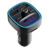 SY21812-Transmetteur FM Bluetooth 5.0, Bluetooth Lecteur MP3 Adaptateur Radio sans Fil Kit Émetteur FM Voiture Chargeur, Appel Mai