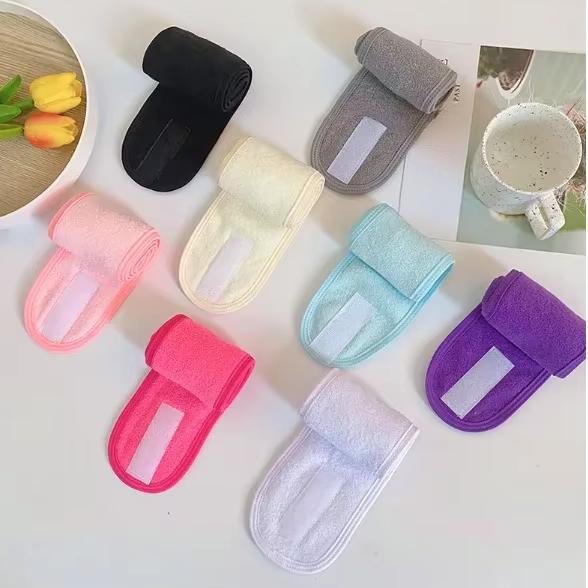 Adjustable Wide Hairband Non Slip Yoga Spa Bath Shower Makeup Wash Face Headband Women Make Up Accessories Postpartum Headband