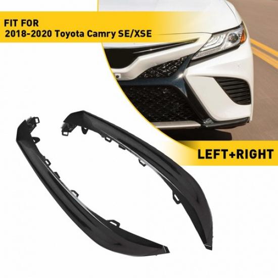 Подходит для 2018 Camry Toyota SE/XSE Комплект декоративных накладок на решетку переднего бампера