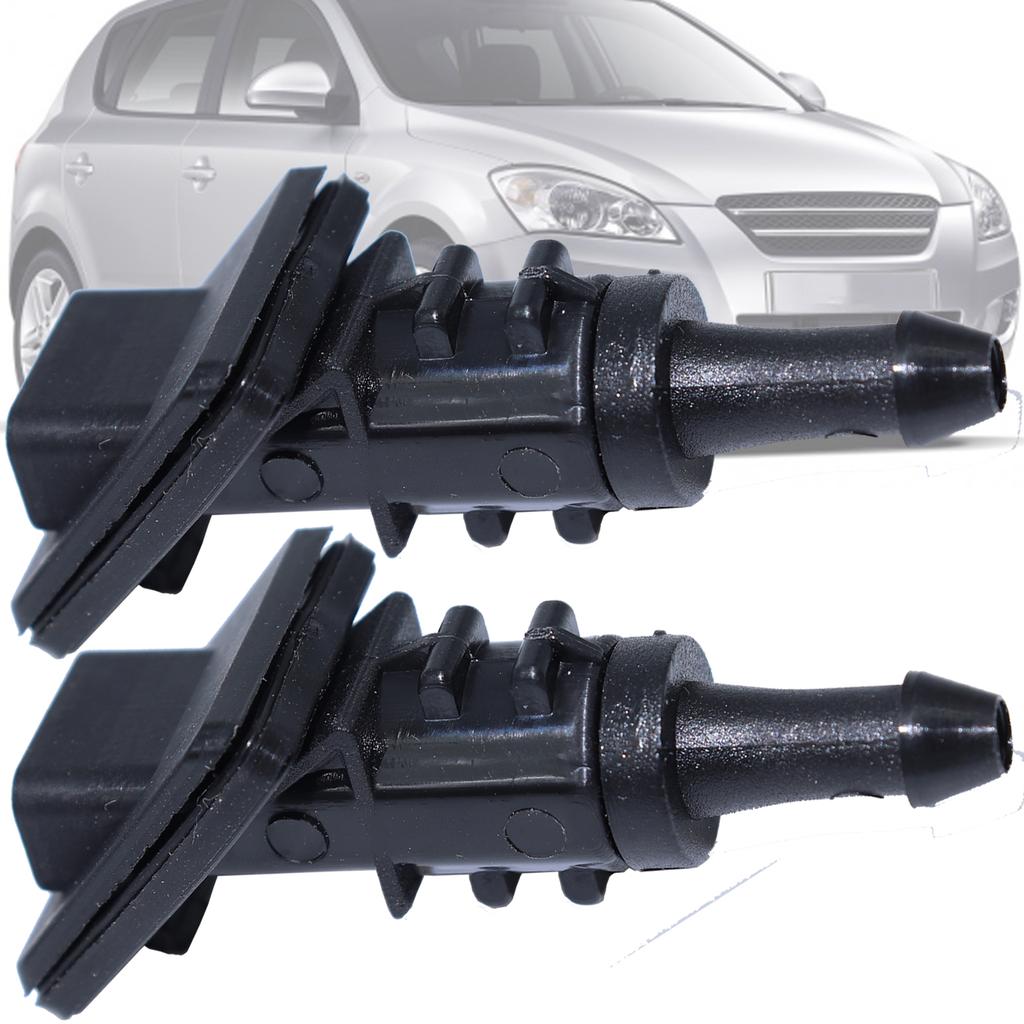 2Pcs For Kia Cee'd ED Ceed Hyundai I30 Front Windshield Windscreen Washer Spary Jet Nozzle Water Cleaning 2006 2007 2008 2009