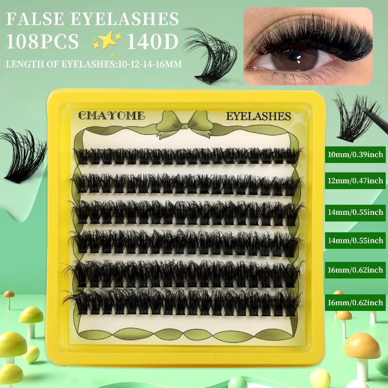 Exclusive Eyelash Extension Kit with Lash Bond and Clusters for Defined Lashes