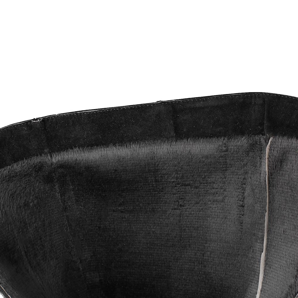 Модные зимние женские ботфорты до колена из ПУ кожи, мотоциклетные, с квадратным носком, на молнии, обувь на низком каблуке, для верховой езды, женские длинные ботинки-лодочки, новинка 2025