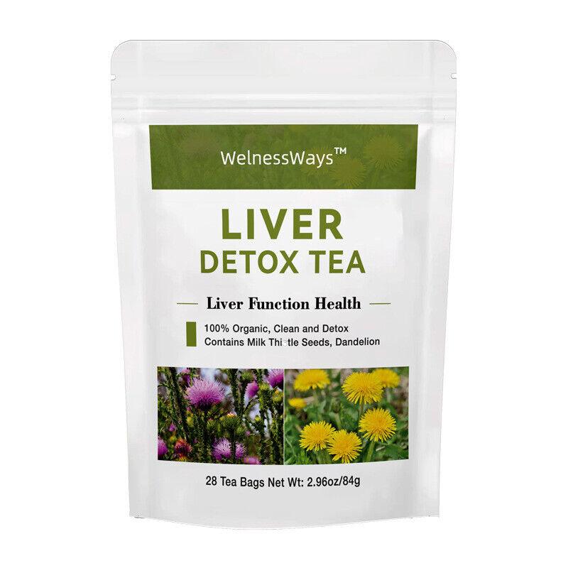 Liver Health Support Supplement - Liver Cleanse Detox & Repair 28 Tea Bags