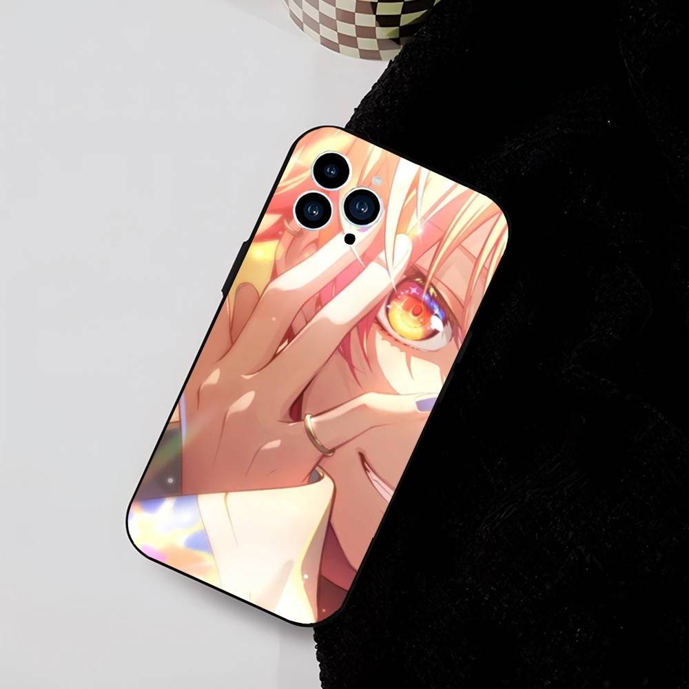 Красивый Чехол для Телефона T-TENMA T-TSUKASA Аниме Игра P-Project S-Sekai Pjsk Крутой Черный Силиконовый Мягкий Для IPhone 16 15 14 13 12 11 X