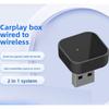Короткий беспроводной CarPlay бокс Plug and Play Преобразует проводной CarPlay в беспроводной для iPhone Android Auto