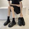 Fashion Platform Ladies Pumps Moccasins Kawaii Loafers Women's Shoes Cute Black On Offer Korean Style Comfortable and Elegant Wholesale