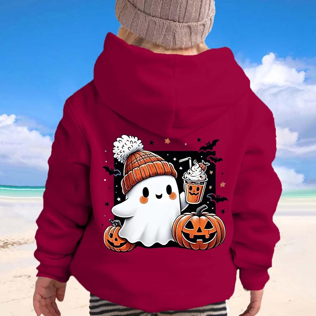 Children's Boys' Fashion Halloween Printed Hoodie Sweatshirt