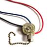 3-проводные настенные светильники Замена выключателя с веревкой Универсальный электрический выключатель Вкл/Выкл для потолочного вентилятора с веревками