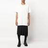 Y-3 Solid Logo Crew Neck Short Sleeve T-Shirt Men Tops White HZ8863