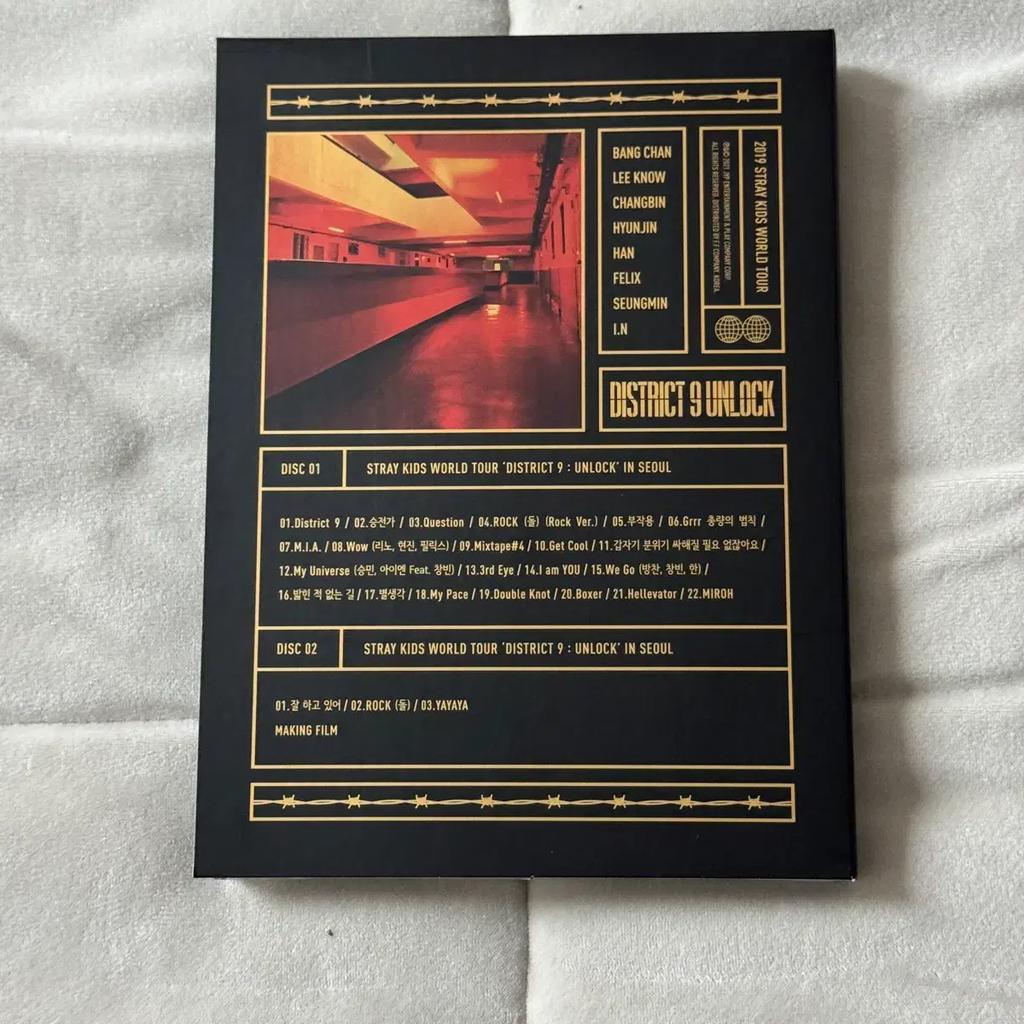 STRAY KIDS Unlocked Concert Dividi DVD Used