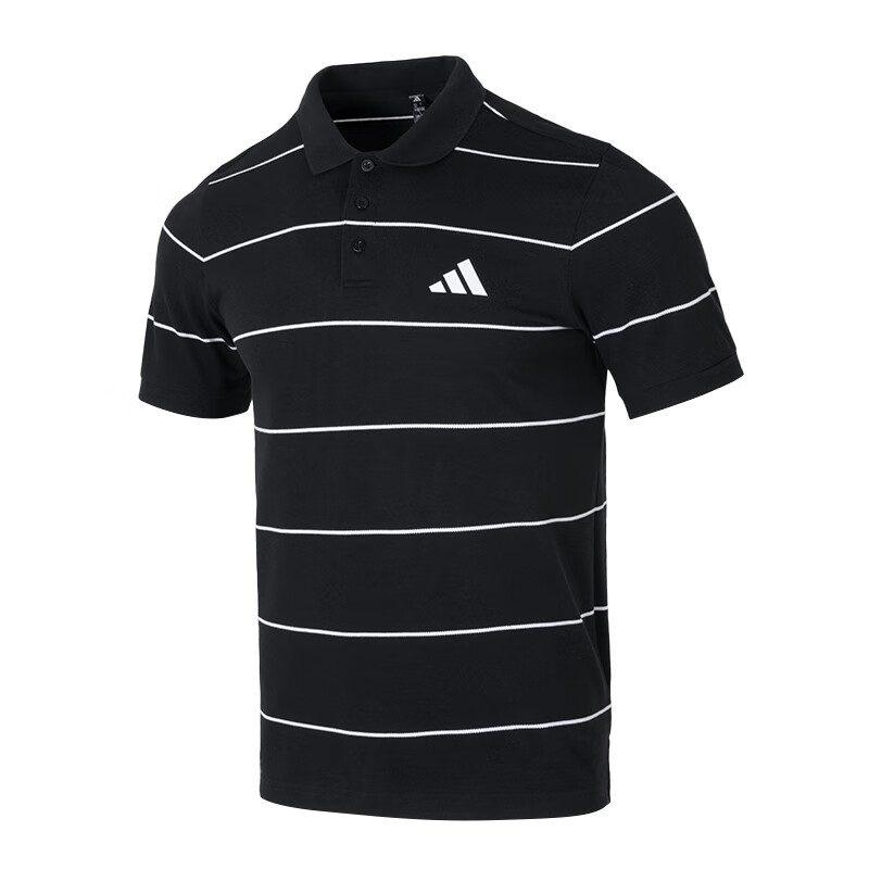 adidas Мужские поло Черные Умеренные JL6042